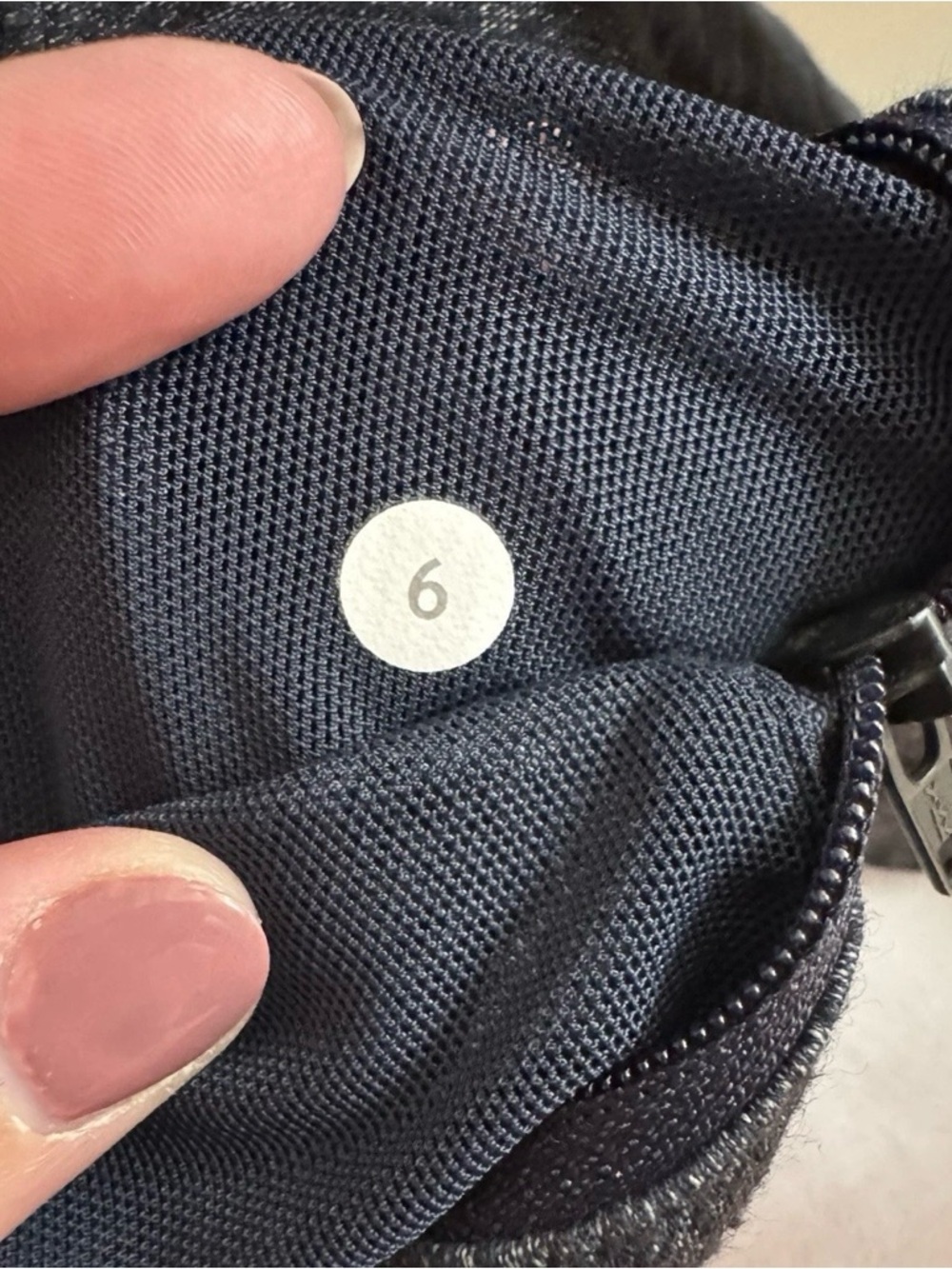 Lululemon Forme Jacket Slub Denim Inkwell Blue – Size 6 - Picture 6 of 10